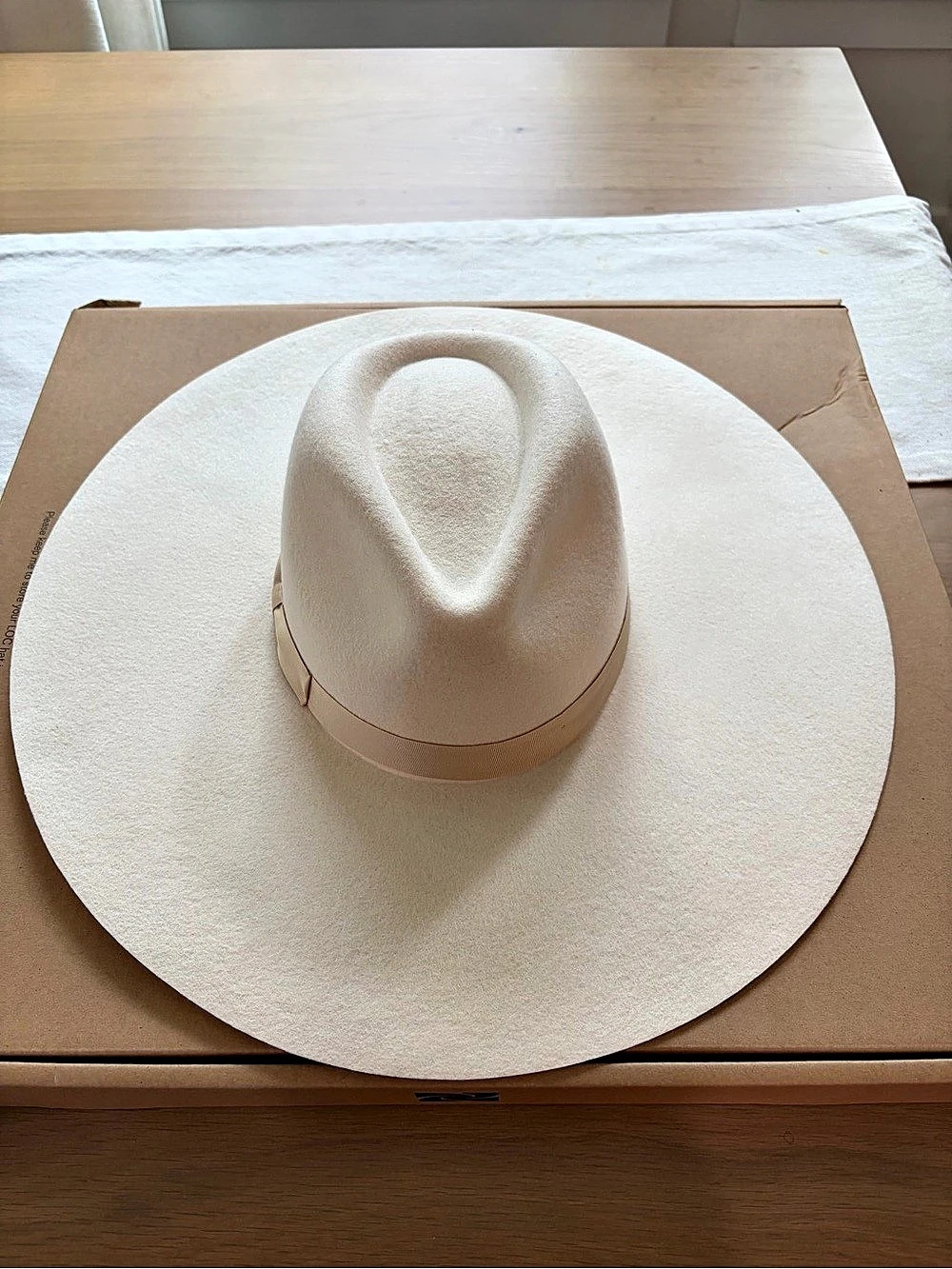 Lack of Color Montana Ivory Bone Wide Brim Hat